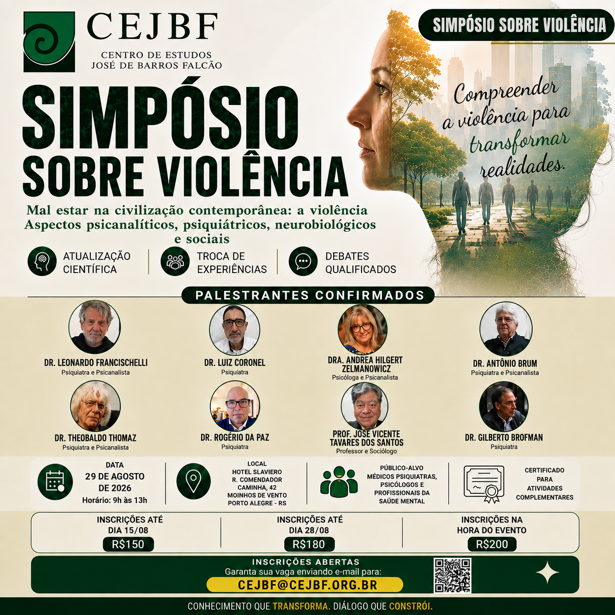Folder do Simpósio sobre Violência